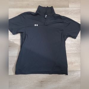 UA Under Armour Men's Performance Golf Polo, Size M, Black